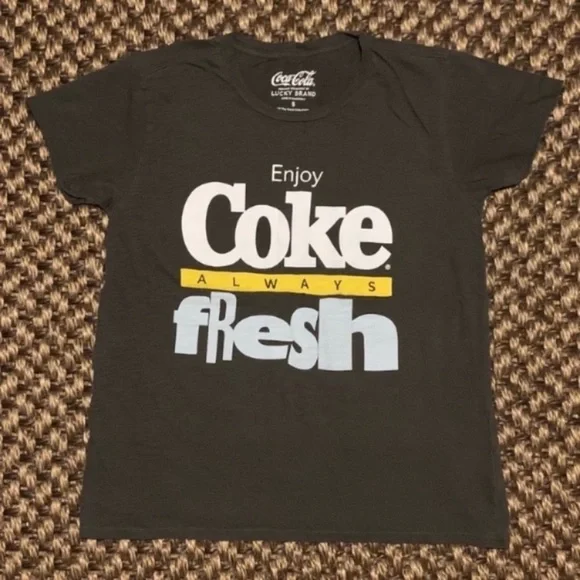 Lucky Brand Graphic Tee with Coke Print - Picture 4 of 9